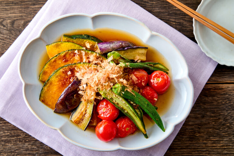 夏野菜の焼き浸し_2