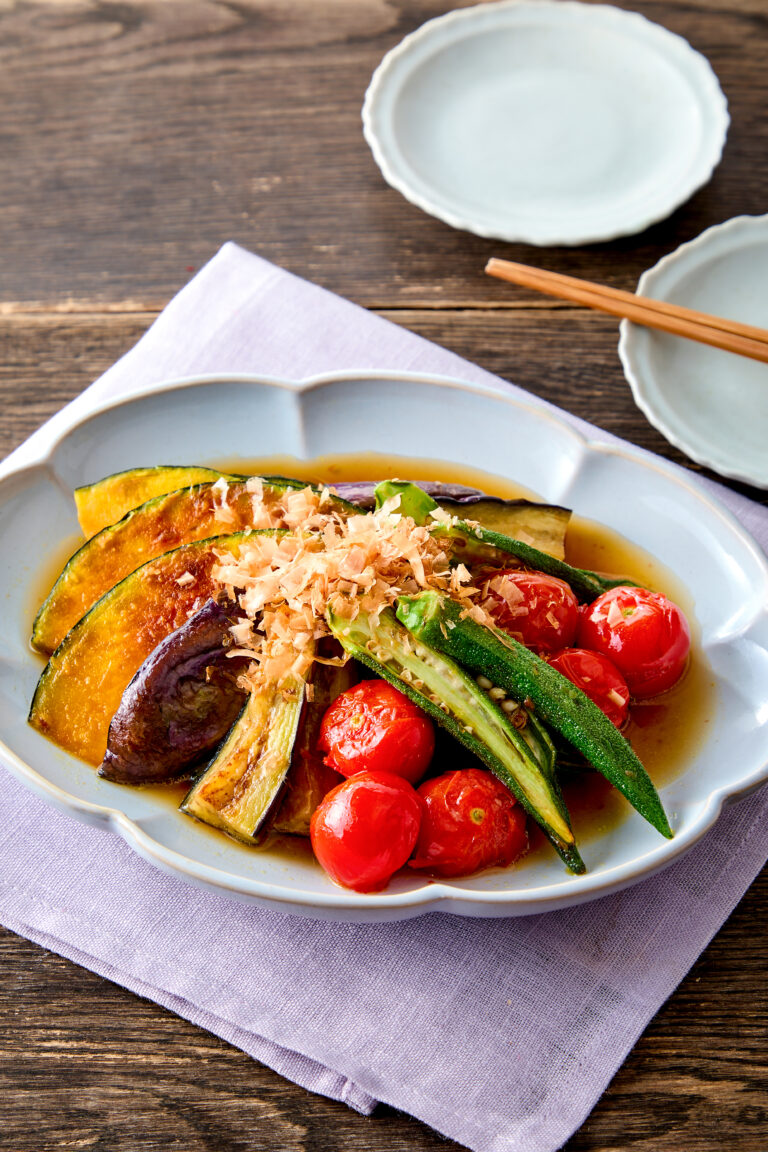 夏野菜の焼き浸し_4