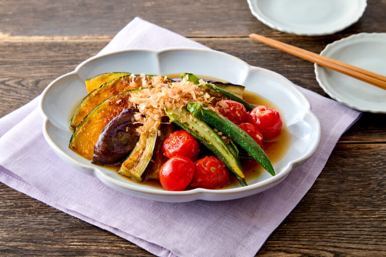夏野菜の焼き浸し_1
