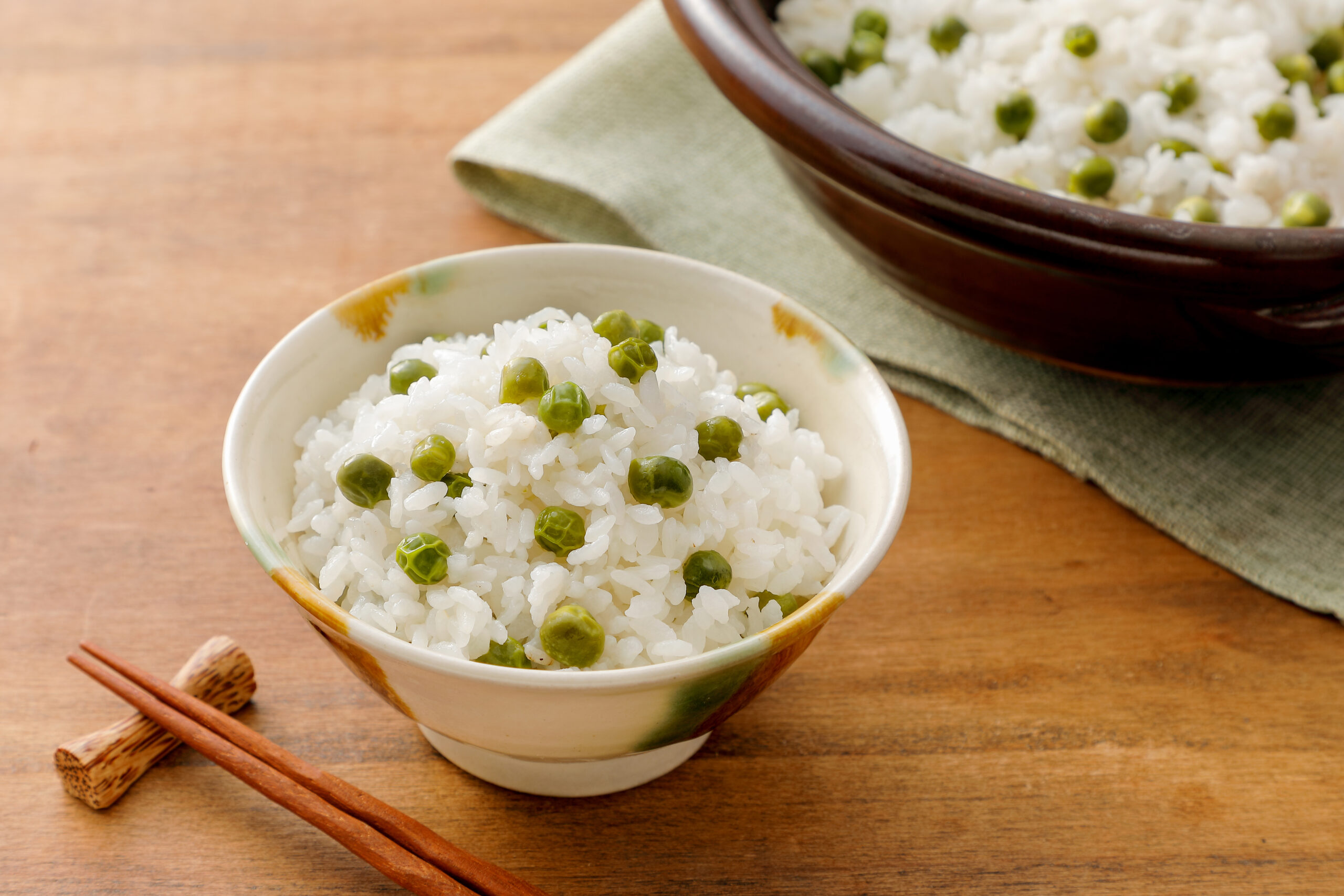鍋炊き豆ごはん